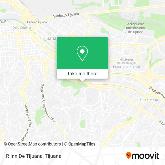 R Inn De Tijuana map