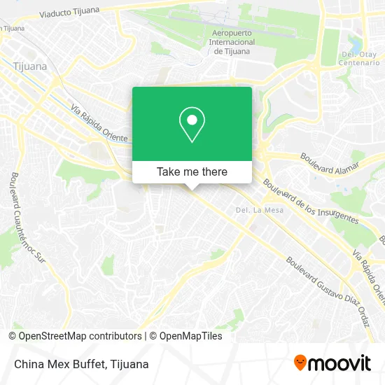 China Mex Buffet map