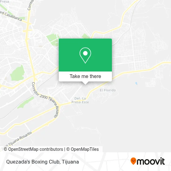 Quezada's Boxing Club map