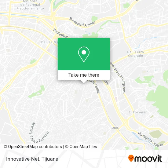 Innovative-Net map