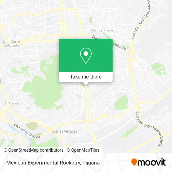 Mexican Experimental Rocketry map