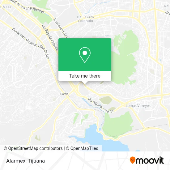 Alarmex map