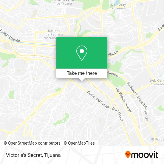 Victoria's Secret map