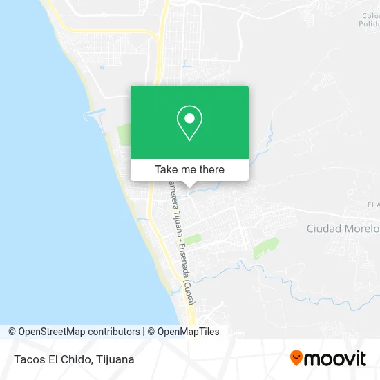 Tacos El Chido map