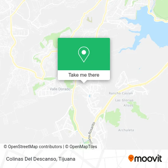 Colinas Del Descanso map