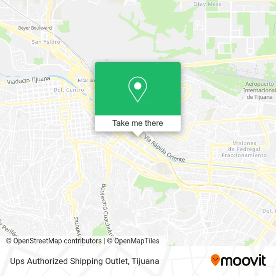 Ups Authorized Shipping Outlet map