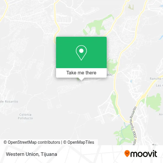 Western Union map