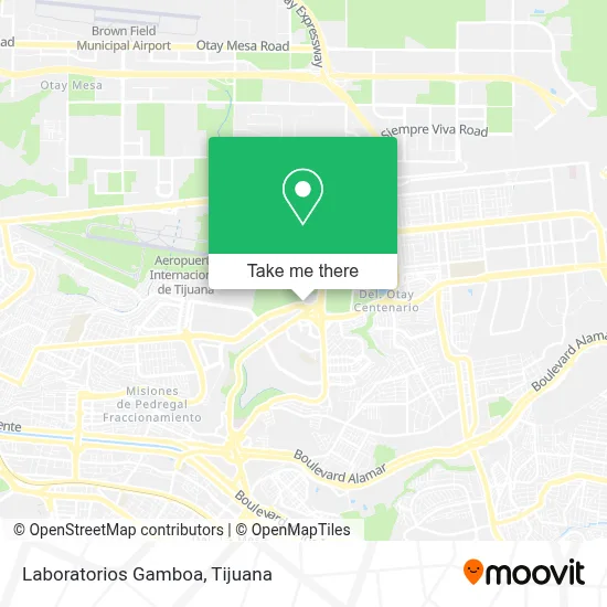Laboratorios Gamboa map