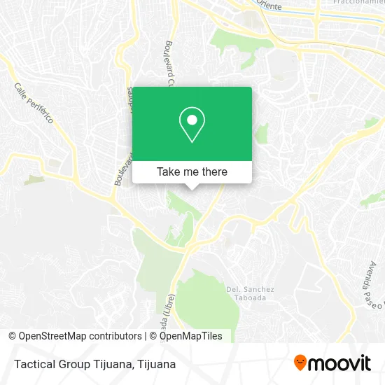 Tactical Group Tijuana map