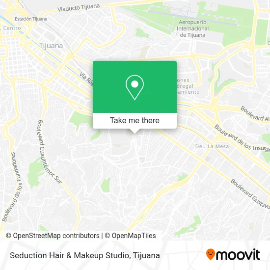 Seduction Hair & Makeup Studio map