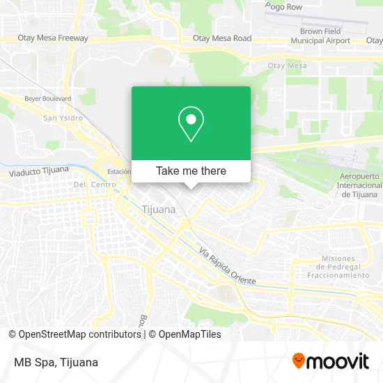 MB Spa map