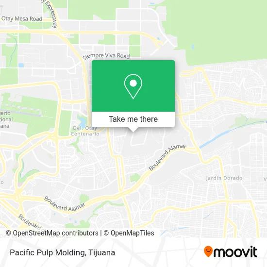 Pacific Pulp Molding map