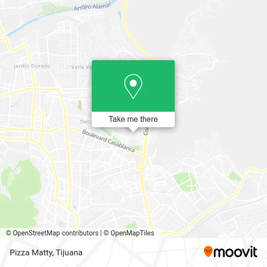 Pizza Matty map