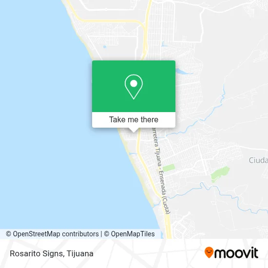 Rosarito Signs map