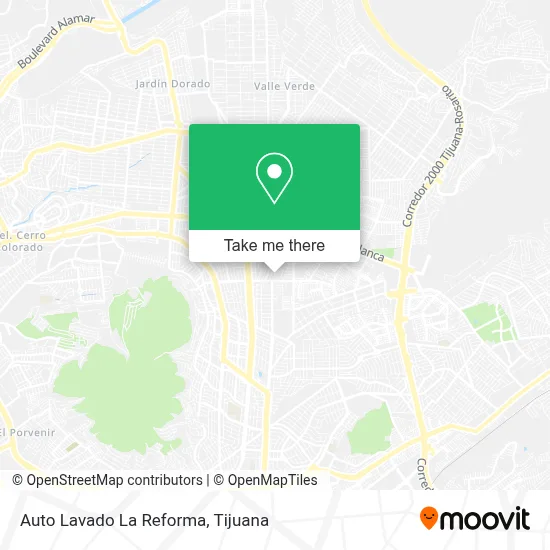 Auto Lavado La Reforma map