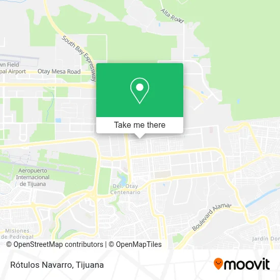 Rótulos Navarro map