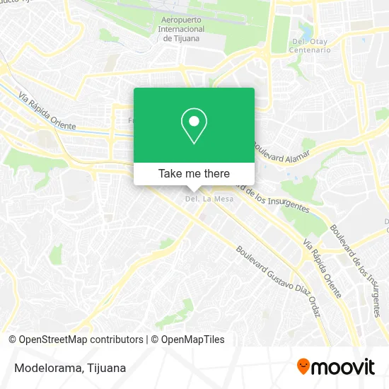 Modelorama map
