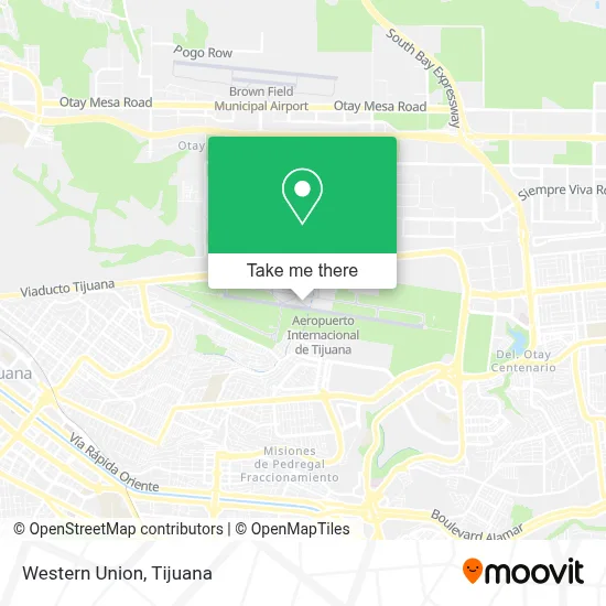 Western Union map