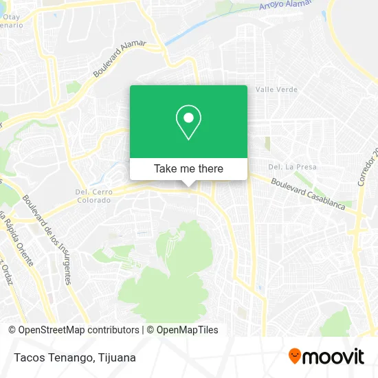 Tacos Tenango map