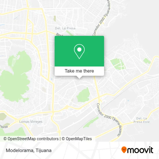 Modelorama map