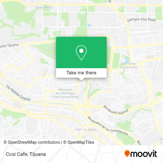 Ccsi Cafe map
