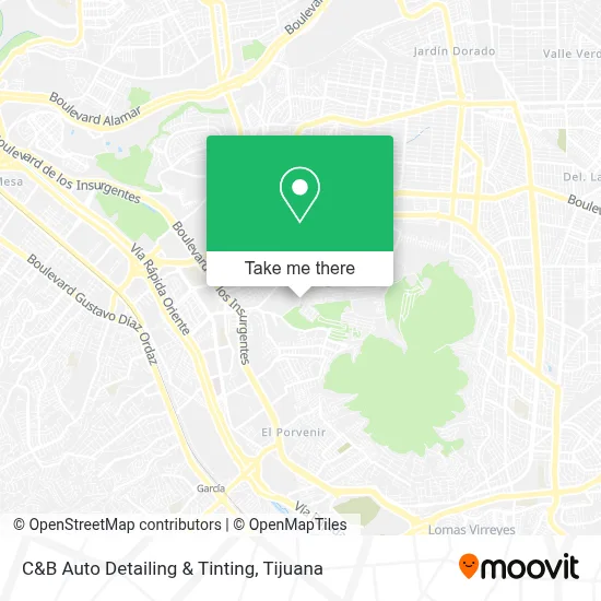 C&B Auto Detailing & Tinting map