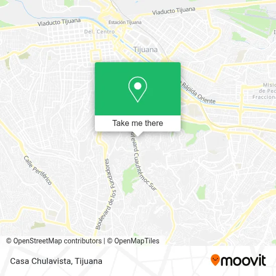 Casa Chulavista map