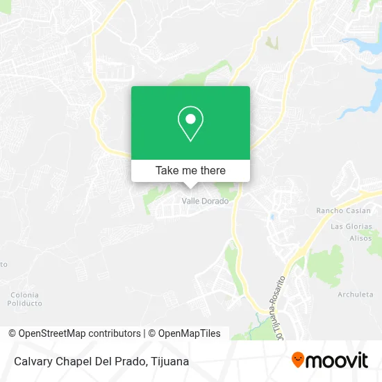 Calvary Chapel Del Prado map