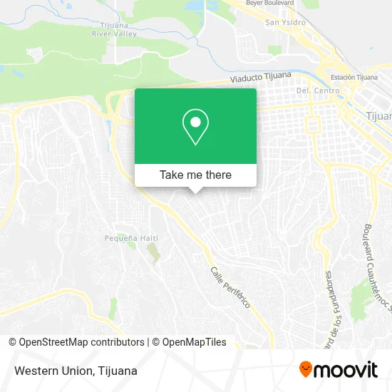 Western Union map