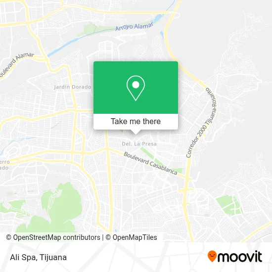 Ali Spa map