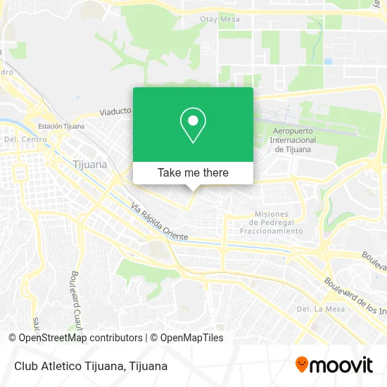 Club Atletico Tijuana map