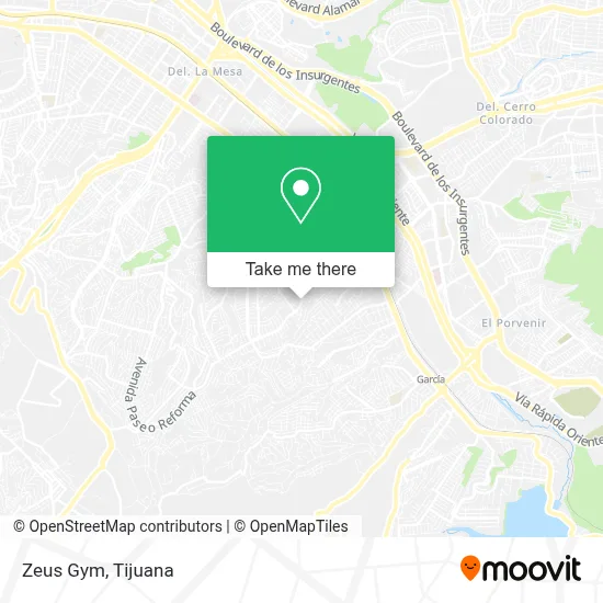 Zeus Gym map