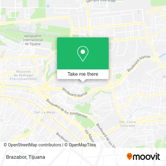 Brazabor map
