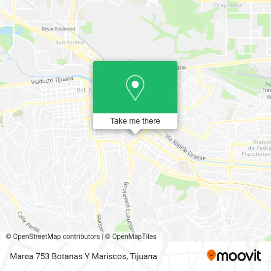 Marea 753 Botanas Y Mariscos map