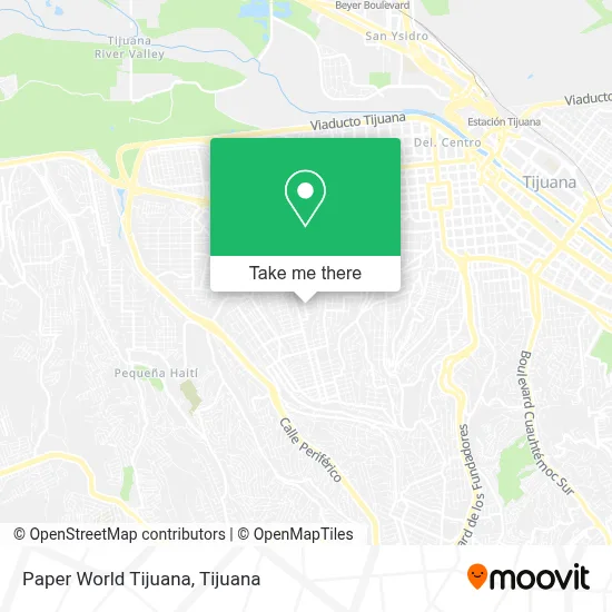 Paper World Tijuana map