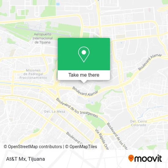 At&T Mx map