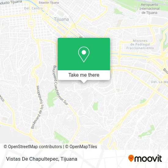 Vistas De Chapultepec map