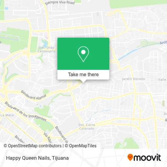 Happy Queen Nails map