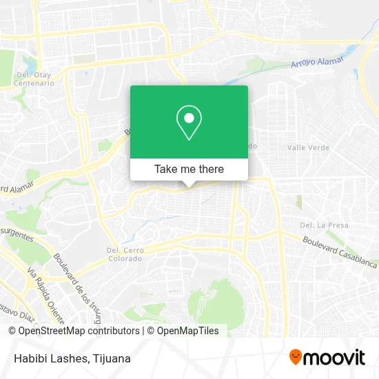 Habibi Lashes map