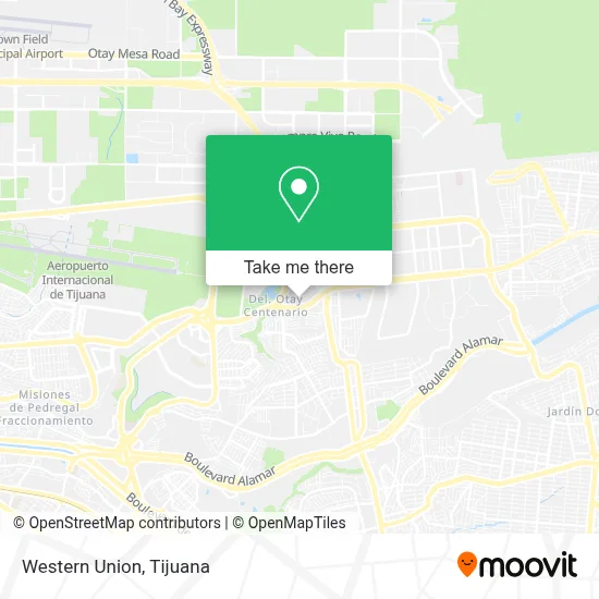 Western Union map