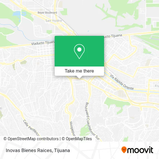 Inovas Bienes Raices map