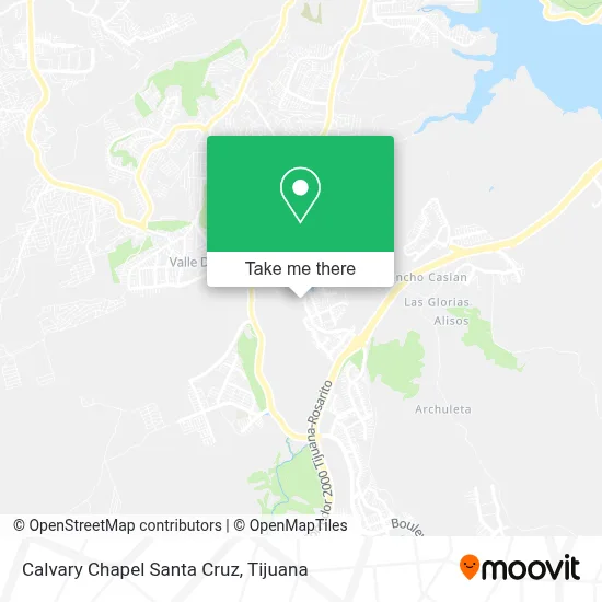 Calvary Chapel Santa Cruz map