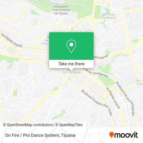 On Fire / Pro Dance System map