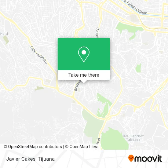 Javier Cakes map