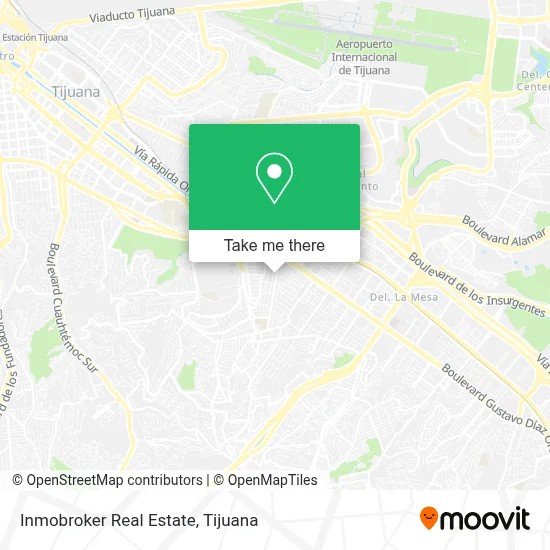 Inmobroker Real Estate map