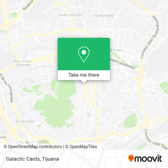 Galactic Cards map