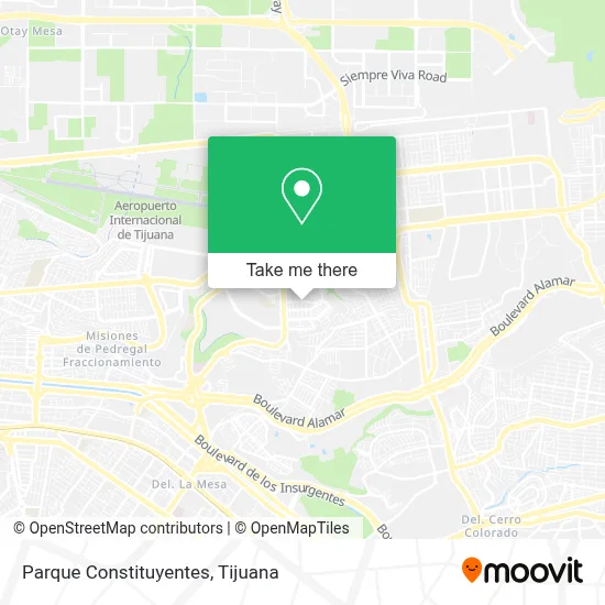 Parque Constituyentes map
