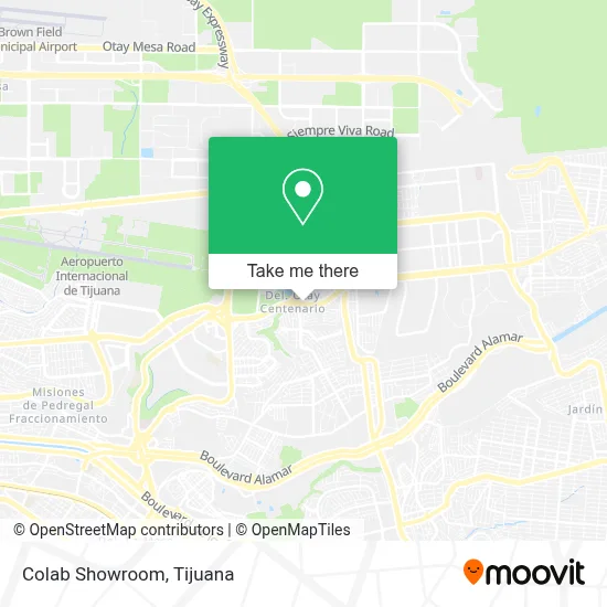 Colab Showroom map