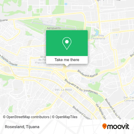 Rosesland map