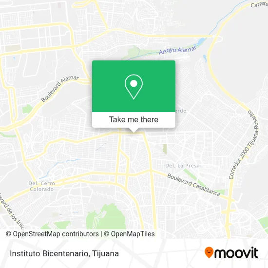 Instituto Bicentenario map